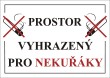 Bezpe�nostn� tabulka Prostor vyhrazen� pro neku��ky