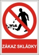 Bezpe�nostn� tabulka Z�kaz skl�dky  