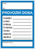 Tabulka provozn� doba