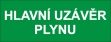 Bezpe�nostn� tabulka Hlavn� uz�v�r plynu