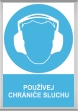 Bezpe�nostn� tabulka Pou��vej chr�ni�e sluchu
