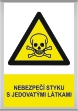 Bezpe�nostn� tabulka Nebezpe�� styku s jedovat�mi l�tkami 