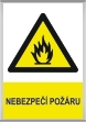 Bezpe�nostn� tabulka Nebezpe�� po��ru 
